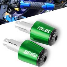 Manillar de motocicleta de 7/8 "y 22mm, engranaje equilibrado, enchufe deslizante, barra de manillar, pesos, empuñaduras para KAWASAKI ZZR1400 ZZR 1400 NINJA ZX-14R 2024 - compra barato