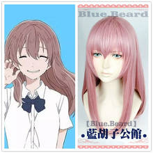 Shoko Nishimiya Cosplay Wig The Shape of Voice A Silent Voice Pink Long Wig Role Play Halloween 2024 - buy cheap