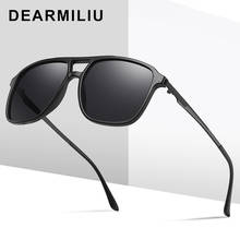 DEARMILIU 2020 New Polarized Sunglasses Unisex UV400 Square Metal Frame Vintage Outdoor Driving Fishing Vintage Glasses Gafas 2024 - buy cheap
