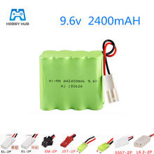 Hobby Hub 9,6 V 2400mAh перезаряжаемая батарея для игрушек с дистанционным управлением, электрическая игрушка, оборудование для безопасности освещения, AA батарея 9,6 v 2024 - купить недорого