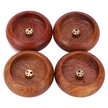 1pc Durable  Rosewood Incense Burner Stick Holder Bowl Shape Censer Creative Home Decoration New 45*25mm 2024 - buy cheap