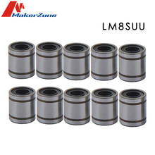 10PCS LM8SUU 8mm 8x15x17mm Linear Ball Bearing for Reprap 3D Printer Kit Parts 2024 - buy cheap