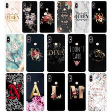104AA Letter Flowers gift Soft Silicone Tpu Cover phone Case for Xiaomi Redmi 5 5A Note 5 5A Pro Pocophone f1 case 2024 - buy cheap