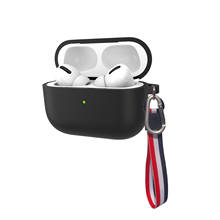 Capa protetora de silicone para apple airpods pro 3, fone de ouvido sem fio bluetooth, compatível com apple airpods 3 2024 - compre barato