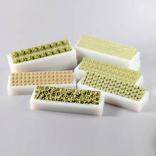 Прямоугольные силиконовые формы для мыла, рельефные цветочные булочки, товары для изготовления 2024 - купить недорого