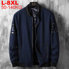 Streetwear Large Size Windbreakers Jackets Men Outwear Plus 6xl 7xl 8xl Sportswear Coat Male Baseball Bomber Jacket Men Clothing 2024 - buy cheap