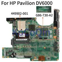 For HP Pavilion DV6000 DV6500 DV6700 Notebook Mainboard 449902-001 449902-501 DA0AT1MB8F1 Laptop Motherboard DDR2 2024 - buy cheap