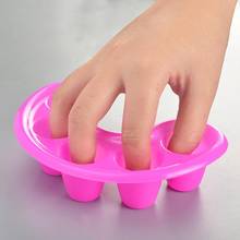 5Pcs DIY Portable Five Fingers Nail Wash Bowls Polish Varnish Remover Soaker New Easy to use, for home or professional salon use 2024 - buy cheap