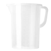 Plástico despeje copo de medição de água fria pote de chá jarro de suco de gelo cerveja recipiente líquido cozinha à prova de vazamento de farinha de leite de medição jarro 2024 - compre barato