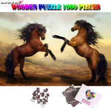 Пазл MOMEMO с изящной лошадью, деревянный, для взрослых, 1000 шт. 2024 - купить недорого