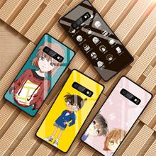 Detective Conan Tempered Glass Case For Samsung S7 S8 S9 S10 S20 J6 Plus S10LITE Note 8 9 10 J4 J6 J8 2018 2024 - buy cheap