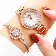 Women Bracelet Watches Set Luxury Stainless Steel Wrist Watches For Valentine's Day Gift Relogio Feminino Reloj Mujer 2024 - buy cheap