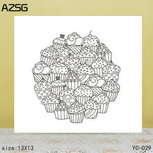 ZhuoAng Ice cream Clear Stamps For DIY Scrapbooking/Card Making Decorative Silicon Stamp Crafts 2024 - buy cheap