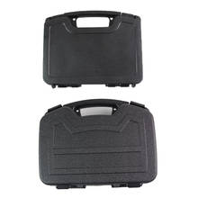 Outdoor Hunting Pistol Storage Case ABS Large Hard Hand Box Tactical Airsoft Gun Case Safety Lock Carry Boxs Military Gear Black 2024 - buy cheap