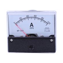 Amperios de Panel analógico, contador de corriente, amperímetro, DC 100A, DH-670 2024 - compra barato