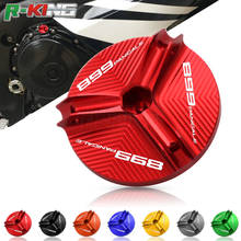 For Ducati 899 Panigale 2014+ Motorcycle CNC Aluminum Engine Oil Cup Cover Oil Filler Drain Plug Sump Nut Cap 2024 - buy cheap