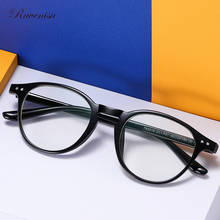 Gafas ópticas redondas Retro Para hombre y mujer, lentes con luz azul antibloqueo TR90, montura de alta calidad, 2020 2024 - compra barato