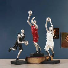 Modern Basketball Characters Sports Sculpture Home Livingroom Table Figurines Crafts Office Resin Statues Ornaments Decoration 2024 - buy cheap