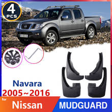 Car Mud Flap Tire Fender for Nissan Navara Frontier Brute D40 2005~2016 2006 2007 MK1 Mudflap Mudguard Auto-Accessories Stickers 2024 - buy cheap
