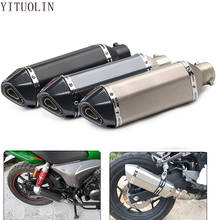 DB Killer Exhaust Motorcycle 51MM Moto Muffler For KAWASAKI ZZR 400 VULCAN S 650  VN 1500 VULCAN S 650 ZR7 Z800 WINDSHIELD 636 2024 - buy cheap