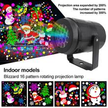Lâmpada de projeção led natal super brilhante padrão rotativo decoração interior luz navidad férias festa atmosfera suprimentos