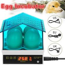 Mini incubadora Digital de huevos, Incubadora pequeña de temperatura para aves de corral, pollo, pato, pájaro, Ganso, codorniz, máquina de huevos, 4 Uds. 2024 - compra barato