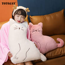 50/60cm Plush Cat Stuffed Toys Stuffed Lovely Animal Kitty Doll Soft Pillow with Blanket Sofa Cushion Decor Baby Birthday Gift 2024 - buy cheap