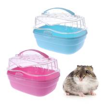Hamster transparent cage Pet out accessory supplies Portable hamster cage Go out to carry guinea pig cage 2024 - buy cheap