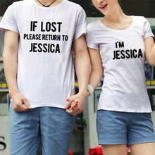 Hombre Mujer pareja camiseta ropa coreana camiseta blanca divertida letra impresa camiseta verano Ulzzang Harajuku Streetwear Mujer 2024 - compra barato