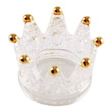 Votive Candle Holders Set of 6 Crown Glass Tealight Candle Holder for Wedding, Party and Home Decor (Gold) 2024 - buy cheap