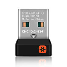 Receptor unificador USB sem fio para Logitech, dongle para mouse e teclado que conecta 6 dispositivos, para MX M905 M950 M505 M510 M525 etc. 2024 - compre barato