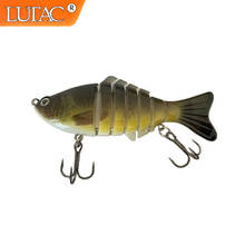 LUTAC 1 PCS 10cm 15.5g Wobblers Lures Artificial Multi Jointed Sections Hard Bait Trolling Pike Carp Fishing 2024 - buy cheap