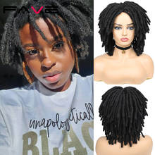 Pelucas sintéticas para mujeres negras, pelo negro trenzado Afro, trenzado, resistente al calor 2024 - compra barato