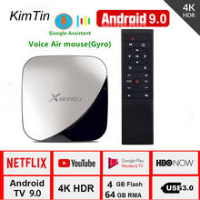 ТВ-приставка Google Voice Assista Android 9,0 X88 PRO 4G 64G Rockchip 2,4G & 5G Wifi 4K HDR телеприставка USB 3,0 Поддержка 3D фильмов Ott Box 2024 - купить недорого