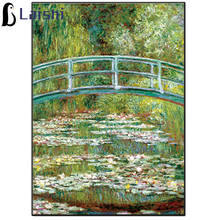 abstract Claude Monet Water Lilies Full Square Diamond Painting needlework Diamond Embroidery Cross Stitch kits rhinestone decor 2024 - buy cheap