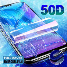 2in1 Protective Soft Film On The Honor 20 10 8X 9X For Huawei Mate 20 30 Lite Pro Hydrogel Film Screen Protector + Camera Lens 2024 - buy cheap