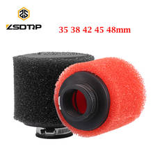 ZSDTRP 35mm 38mm 42mm 45mm 48mm Motorcycle Sponge Cleaner Scooters Carburetor Accessories Reusable Thread Round Air Filter 2024 - buy cheap