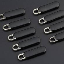 Puxadores de zíper de metal para nylonzipper, kits de reparo de zíper, acessórios de costura diy, 10 tamanhos 3 # 2024 - compre barato