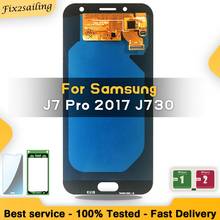 Pantalla LCD Super AMOLED para móvil, montaje de digitalizador táctil para Samsung Galaxy J7 Pro 2017, J730, J730F, Envío Gratis 2024 - compra barato