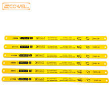 30% Off SCOWELL Professional Quality HSS Bimetal M42 (8% cobalt) Flexible Hacksaw Blades 24T 18T Hand Saw Blade steel Saw Blades 2024 - buy cheap