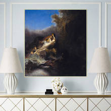 The Rape of Proserpine by Rembrandt Canvas Oil Painting Famous Artwork Poster Picture Wall Decor Home Living room Decoration 2024 - buy cheap