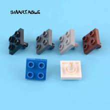Smartable-placa invertida con Pin, 2x2, bloques de construcción, piezas MOC, juguetes para niños, Compatible con 2476/48241, 50 unids/lote 2024 - compra barato
