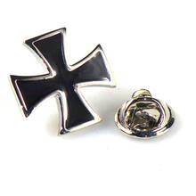 New Vintage Cross Enamel Pin and Brooch Suit Shirt Collar Pins Badge Jewelry Brooches Gifts for Women Men Accessories 2024 - buy cheap