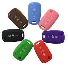 Silicone Car Key Case Cover For KIA Rio 3 Picanto Ceed Cerato Sportage K2 K3 K5 Soul For Hyundai Key Case For Car Remote Key Fob 2024 - buy cheap