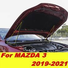 Cubierta automática para Mazda3, barra de soporte hidráulica para capó, accesorios para coche, Mazda 3, 2019, 2020, 2021 2024 - compra barato