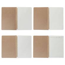 A5 Bullet Notebook Kraft Dot Grid Time Management Blank Book Spiral Journal Weekly Planner School Office Supplies 2024 - buy cheap