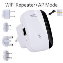 Беспроводной Wi-Fi ретранслятор усилитель сигнала 802.11N/B/G Wi-Fi диапазон расширитель 300 Мбит/с усилитель сигнала Repetidor WiFi Wps шифрование 2024 - купить недорого