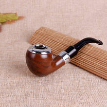 Resin Wood grain Pipes Chimney Smoking Pipe Mouthpiece Tobacco Pipe Cigar Filte Narguile Smoke Cigarette Holder 2024 - buy cheap