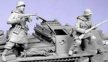 1/35 Soldiers in Fighting (no tank) Unpainted Resin Figure Building Kit 2024 - buy cheap