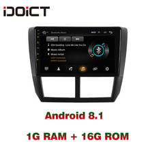 Автомобильный DVD-плеер IDOICT, Android 8,1, GPS-навигация, мультимедиа для SUBARU Forester Radio 2008-2012, стерео 2024 - купить недорого